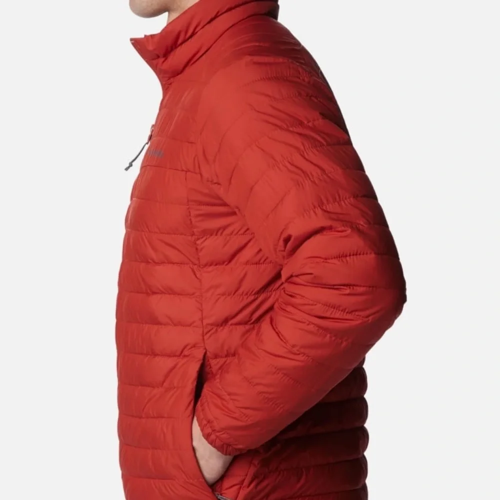 Men's Red Columbia Omni heat turbo down 590‎ packable down Jacket size 3X T